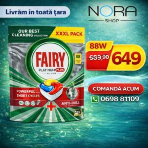 Capsule FAIRY Platinum Plus, Pentru masina de spalat vase, 88 buc