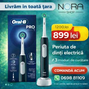 Periuță de dinți electrică Oral-B 9861 PRO1 500 CROSSACTION